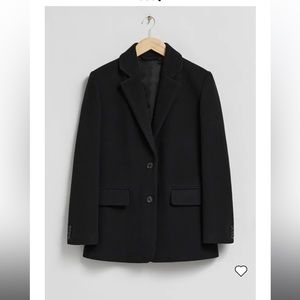 & Other Stories Oversized Blazer Wool Coat
